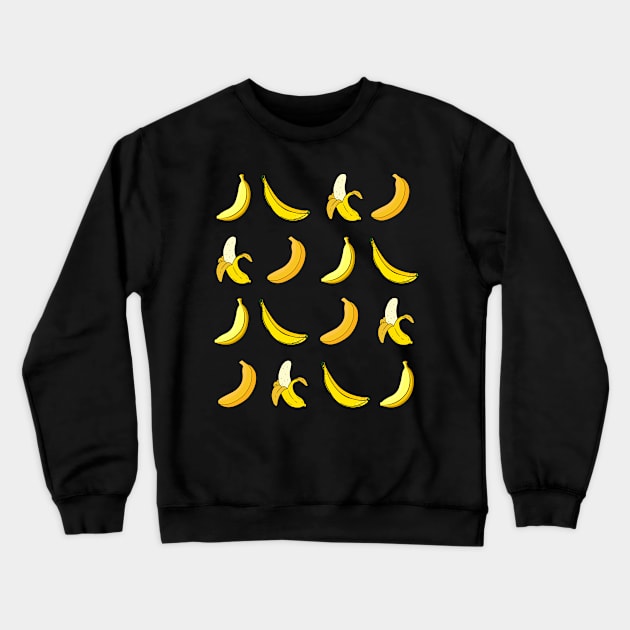 Banana Shirt Funny Bananas Crewneck Sweatshirt by Schwarzweiss